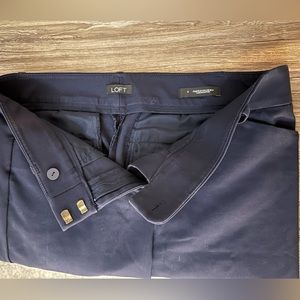 LOFT cropped, skinny dress pants